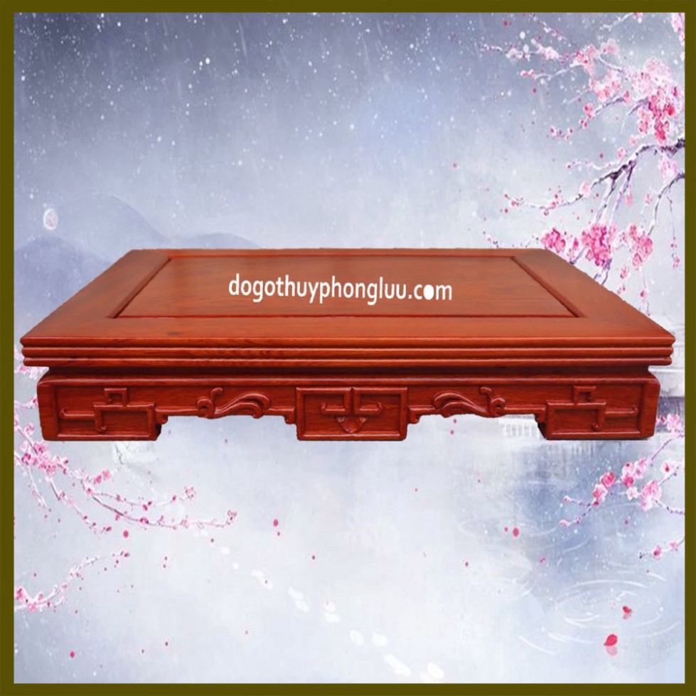 Bàn osin trường kỷ cao 6cm chiện cực đẹp gỗ hương