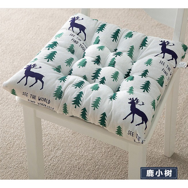 Gối vuông, nệm ngồi bệt phong cách Nhật Bản nhiều họa tiết kích thước 40x40x6cm