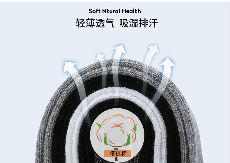 Tất Cotton Thể Thao Thoáng Khí Cho Nam