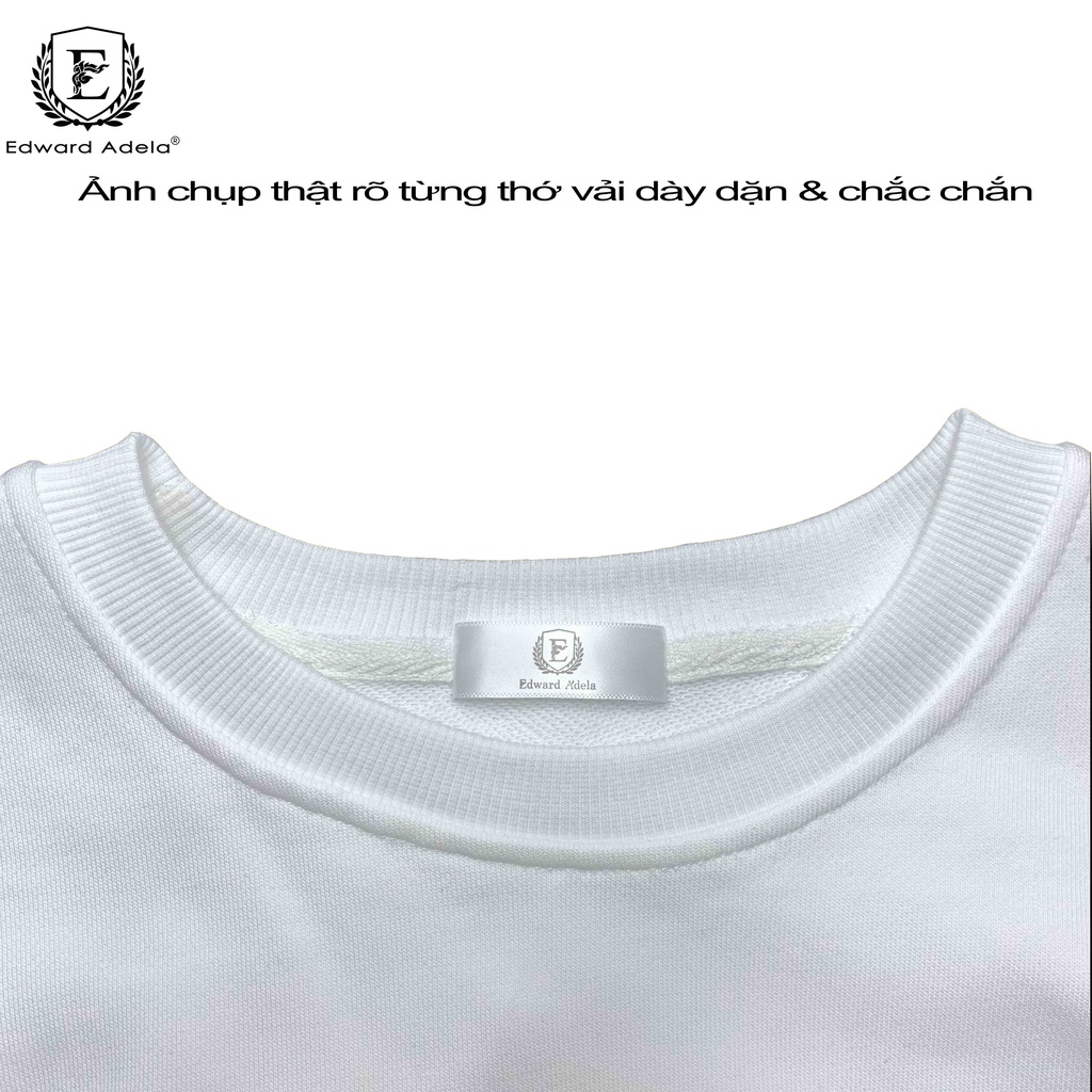 Áo sweater nỉ nam nữ EDWARADELA. Áo nỉ nam nữ dáng Oversize nam nữ chất liệu cao cấp ED93B | BigBuy360 - bigbuy360.vn