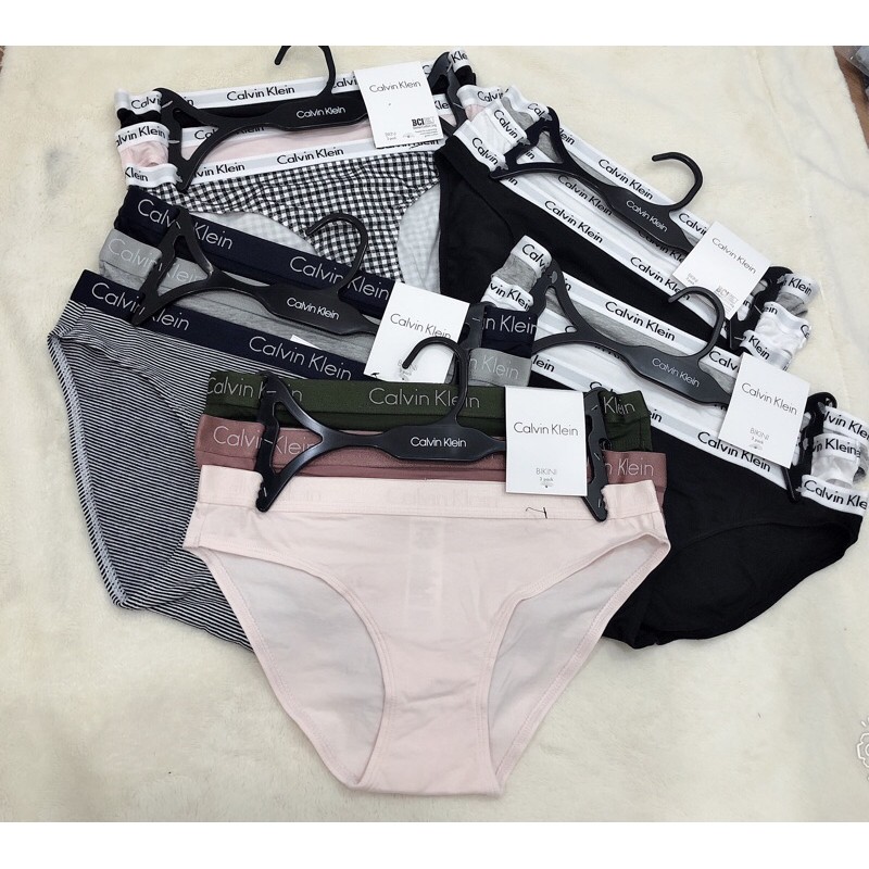 Set 3 quần lót Calvin Klein- hàng mỹ sách tay 100%