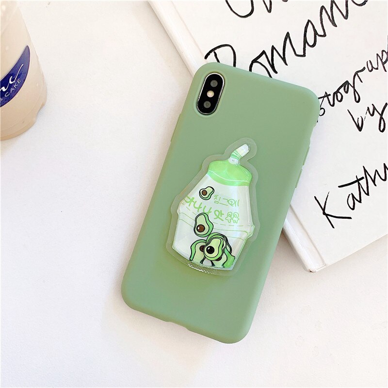 Ốp Điện Thoại Dẻo Họa Tiết Trái Dâu / Bơ 3d Dễ Thương Cho Oppo F3 F5 F7 F9 F11 Pro Realme 3 Pro 5 Pro C2