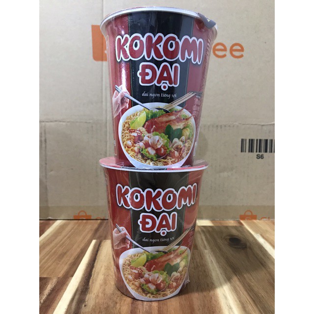 COMBO 2 LY MÌ KOKOMI ĐẠI TÔM CHUA CAY ( 65gram )