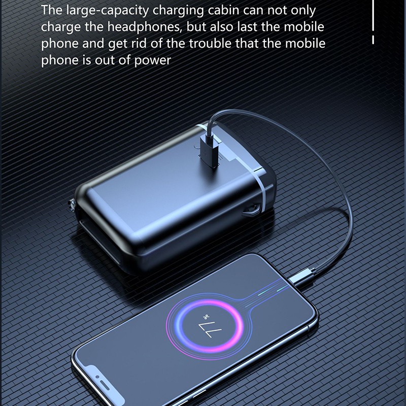 Cặp Tai Nghe Nhét Tai NBX M7 TWS Bluetooth 5.1 Chống Nước Kèm Hộp Sạc Dung Lượng Pin Lớn
