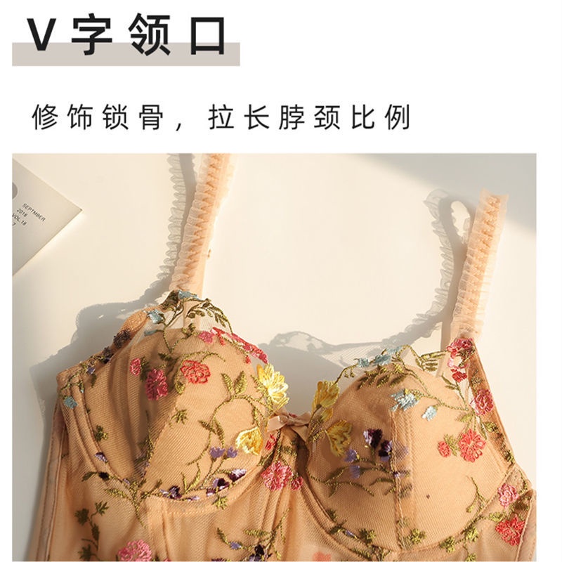 Áo Lót Ren Siêu Mỏng Thêu Họa Tiết Tai Thỏ Quyến Rũ Cho Nữ