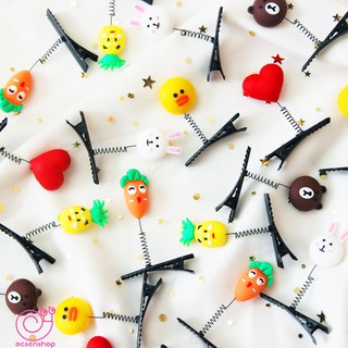 Kẹp tóc lò xo cute