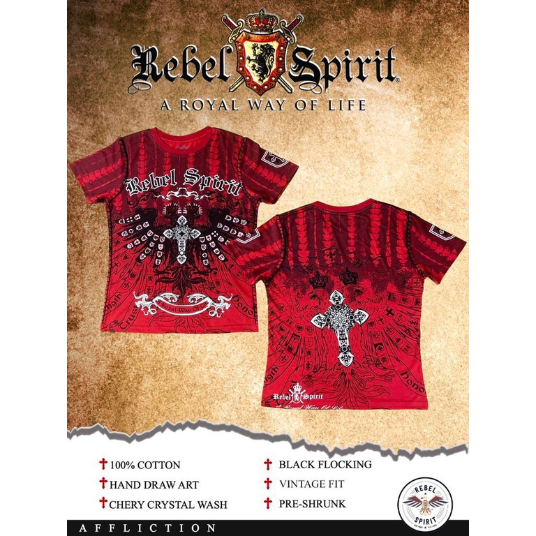 Áo Rebel Spirit thánh giá Cao cấp