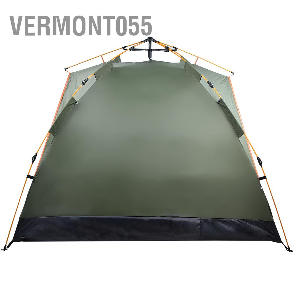 Có thể bán buôn Lều Cắm Trại Tự Động Chống Tia UV Chống Thấm Nước Cho Gia Đình 3-4 Người Hàng giao ngay vermont055