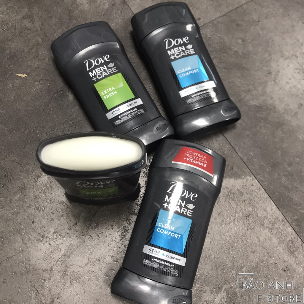 Khử mùi nách DOVE Men Care sáp khử mùi AntiPerspirant Clean Comfort/Extra Fresh