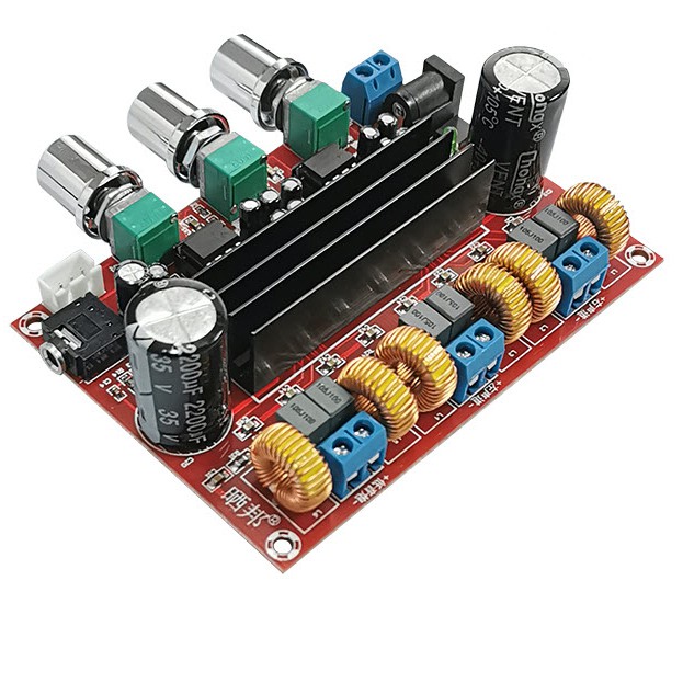 TPA3116D2  Mạch khuếch đại công suất 2.1 chíp kép TDA3116 TPA3116 12V-24V  2 * 50W + 100W