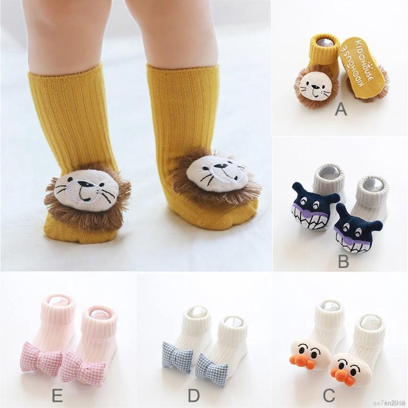 Tất Chống Trượt Hoạ Tiết Hoạt Hình Cho Bé