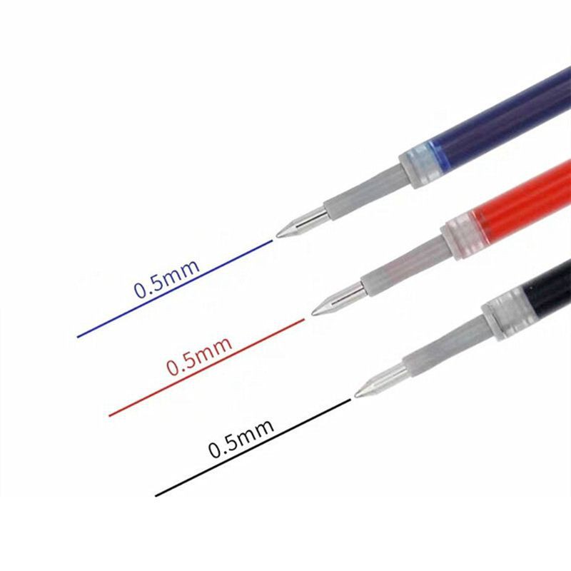 20 Ruột bút bi mực đen / xanh / đỏ ngòi 0.5mm chuyên dụng
