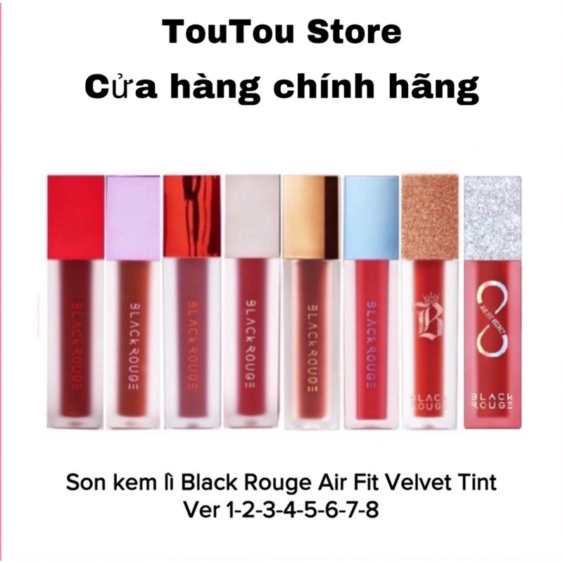 Son Kem lì black rouge air fit velvet lip tint Blackrouge ver 2, 8
