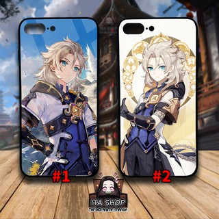 Ốp lưng Genshin Impact - Albedo - Ốp Lưng Anime I.phone 5s 6 6s 6s+ 7+8+ X Xs Xr 11 11 pro max 12 12 pro max