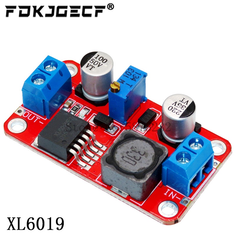 Mô Đun Tăng Áp Xl6009 4A 15W 5-32V Sang 5-50V DC-DC