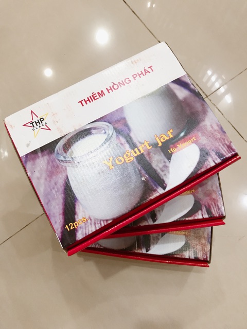 Hũ sữa chua/yaourt (12 hũ/hộp)