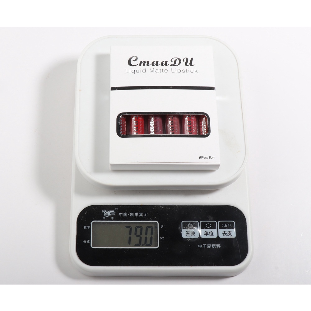 Set 6 Son Môi Dạng Lỏng Lên Màu Đẹp Lâu Trôi Chống Thấm