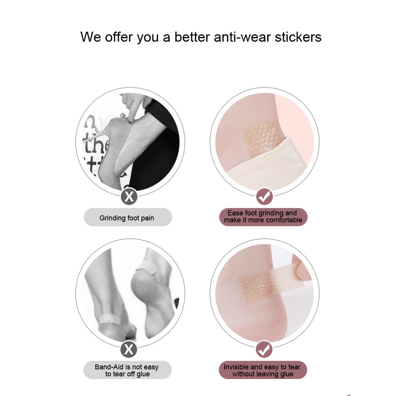 Bionic Miếng Silicone Dán Giày Cao Gót Vô Hình Đa Năng Cho Nữ