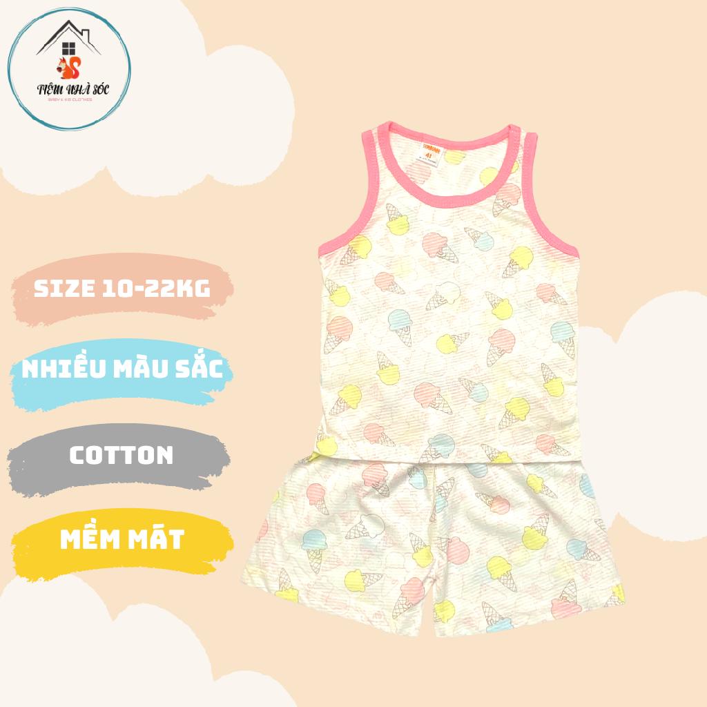 Bộ 3 lỗ bé gái họa tiết dễ thương size 2 - 7 tuổi Tiệm Nhà Sóc