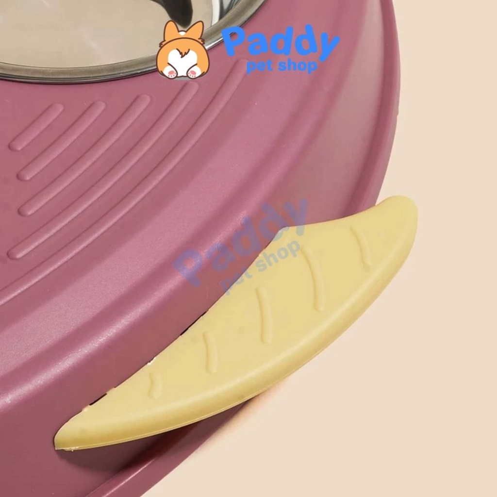 Bát Ăn Đôi Hình Cá Cho Chó Mèo