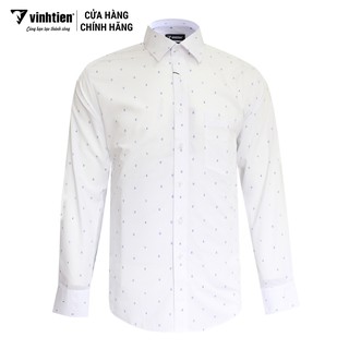 Áo Sơ Mi Dài Tay Họa Tiết Bamboo Regular Fit 415 Vĩnh Tiến - GI0-G1054