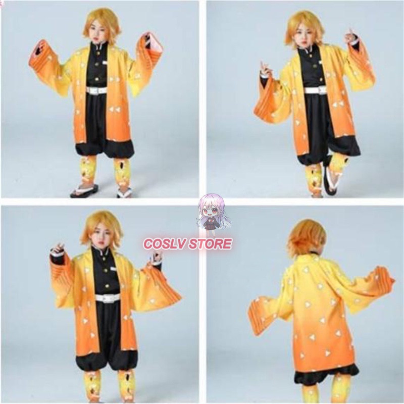 Trang Phục Kimono Hóa Trang Nhân Vật Hoạt Hình Demon Slayer Mini Kamado Nezuko Tanjirou Kimetsu no Yaiba