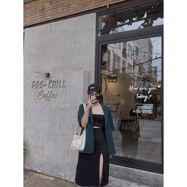 Áo vest blazer tay ngắn (ảnh thật/ có sẵn) | BigBuy360 - bigbuy360.vn