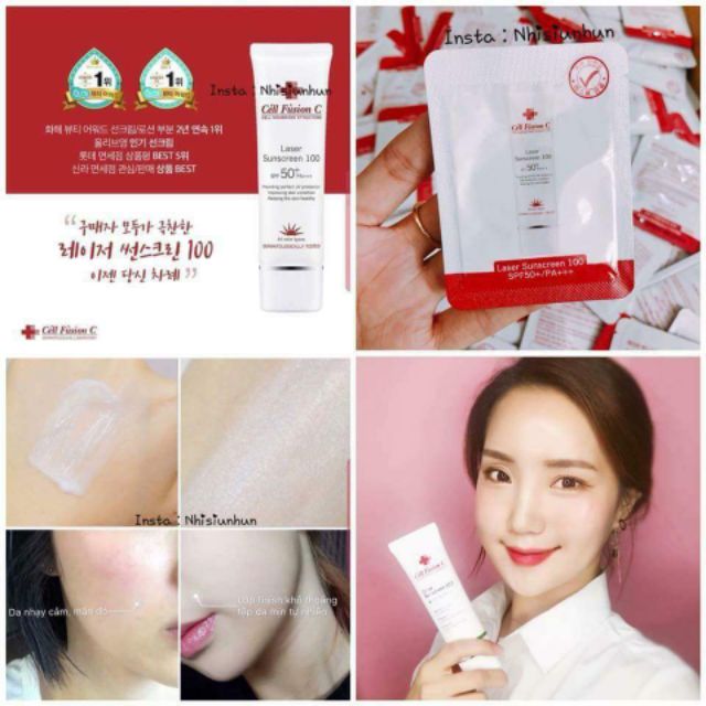 CHÍNH HÃNG - 4 Dòng Kem chống nắng Cell Fusion C Sunscreen 100 bản mới 2021 | BigBuy360 - bigbuy360.vn