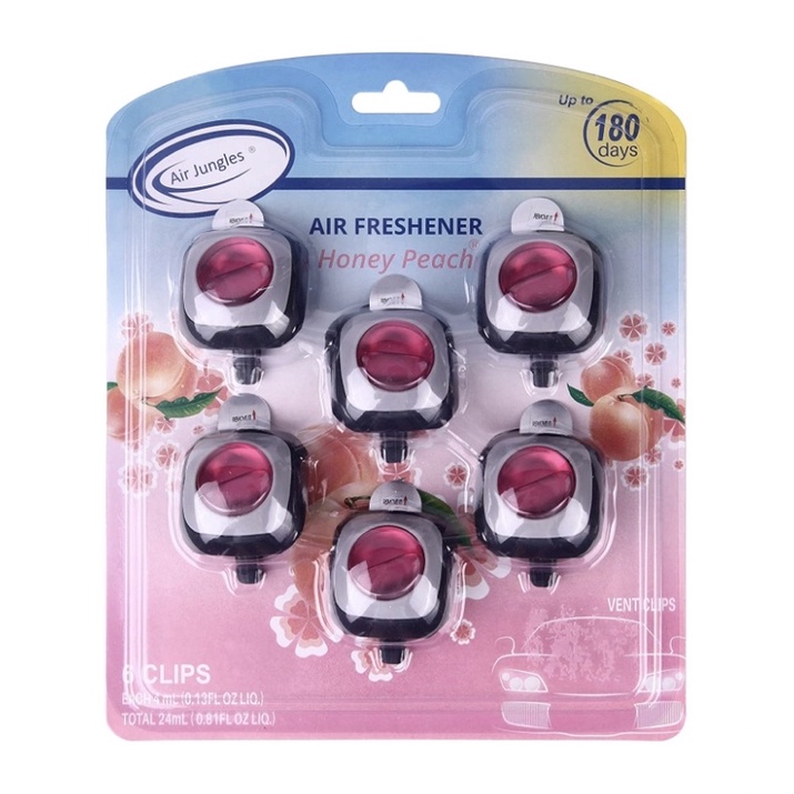 Nước Hoa Ô Tô Air Jungles Cao Cấp Kẹp Cửa Gió Điều Hòa Xe Hơi Air Jungles Car Vent Air Freshener USA
