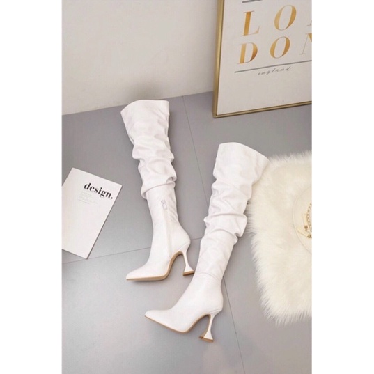 Bốt đùi nhăn da mềm hàng 2m