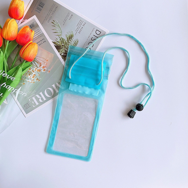 Túi Đựng Điện Thoại Bằng PVC Trong Suốt Chống Thấm Nước Có Thể Gấp Gọn Tiện Dụng YKD CR1