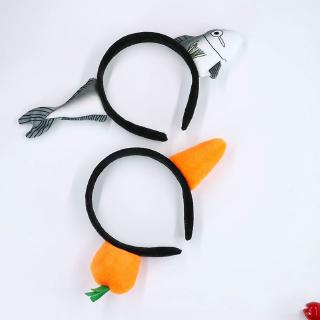 Băng Đô Hình Cá Mập/Cà Rốt Dễ Thương