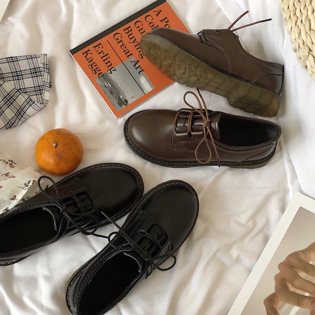 🌿Giày Nữ sinh cô gái Nhật Mori oxford lenvintage nữ sinh harajuku retro🌿 | BigBuy360 - bigbuy360.vn