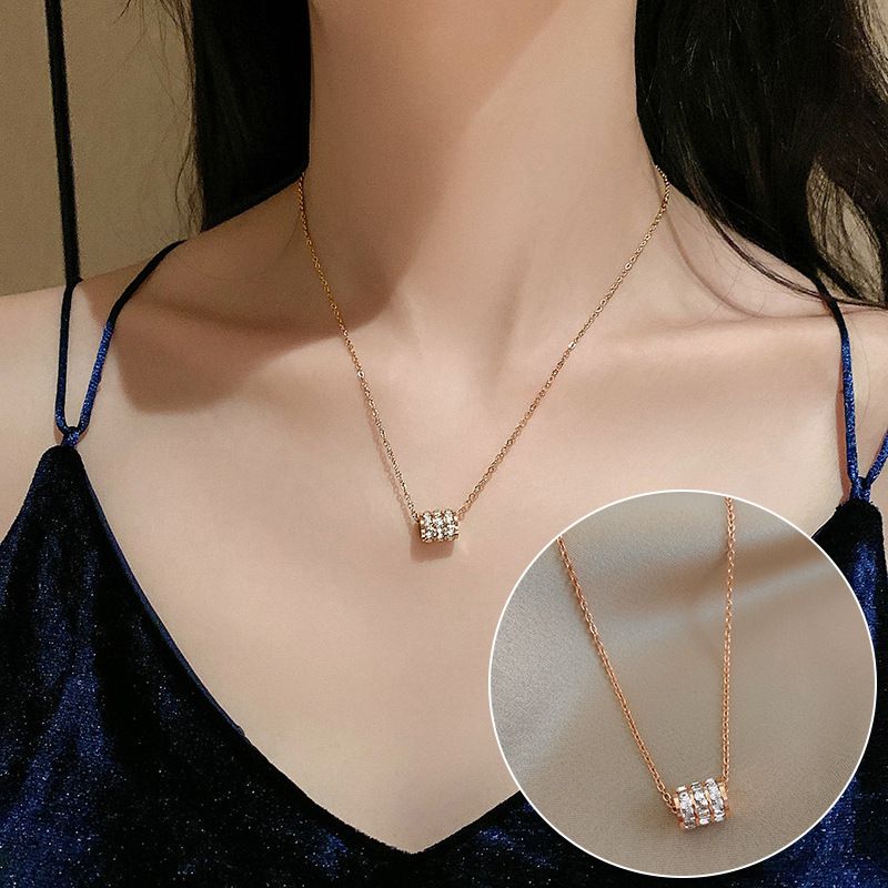 Dây Chuyền Mạ Vàng 18k Mặt Hình Cỏ Bốn Lá Thời Trang Cho Nữ