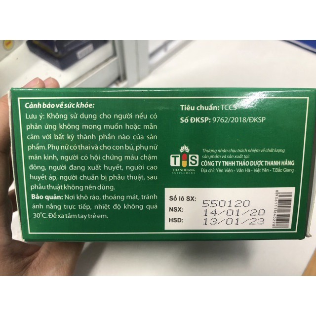 Viên Uống Ginkgo Biloba 120mg Magne B6 (Hộp 100 viên) - hỗ trợ tuần hoàn não - cvspharmacy