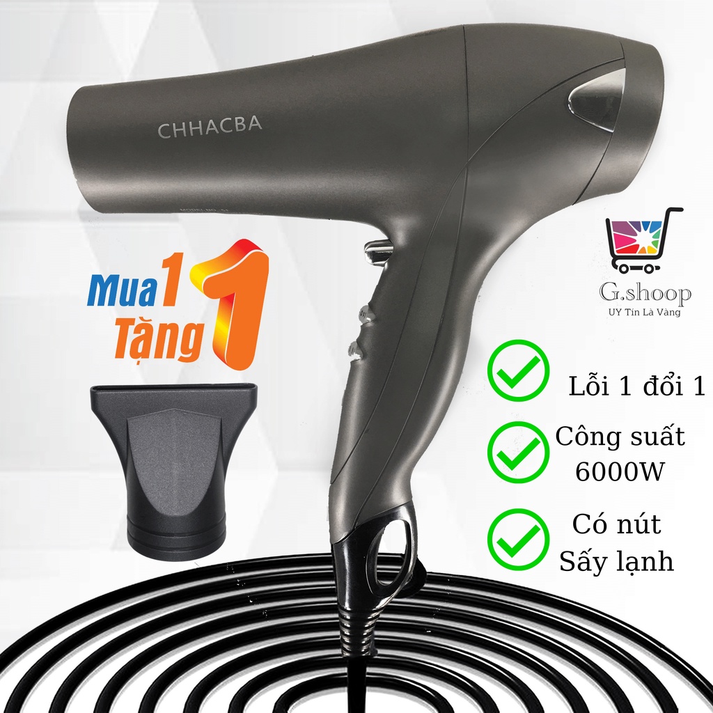 MÁY SẤY TÓC cao cấp 2 chiều nóng lạnh công suất lơn 6000w dùng cho Salon tóc, hộ gia đình