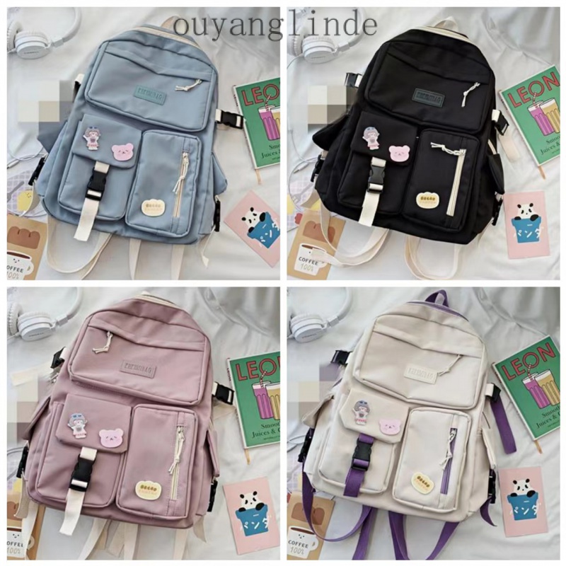Balo ulzzang Ba Lô Đi Học Chống Thấm Nước Thời Trang Dành Cho Nữ