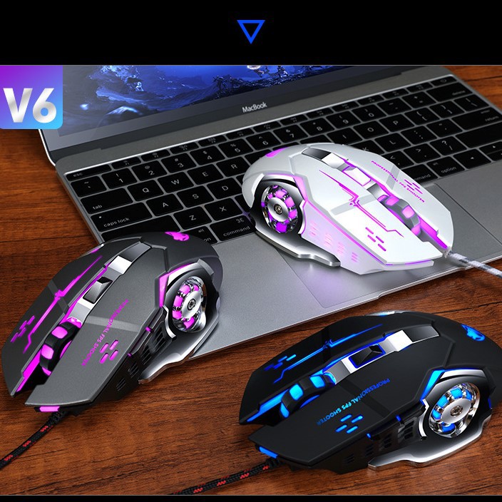 Chuột Game Thủ | Thiết Kế Cực Chất | Đèn LED 7 Màu | BigBuy360 - bigbuy360.vn