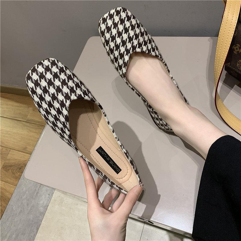 Fashion shoes women's shoes flat sandals one foot pedal trend net red ins casual casual shoes outdoor