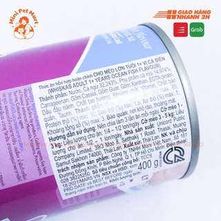 Pate cho mèo WHISKAS 400g