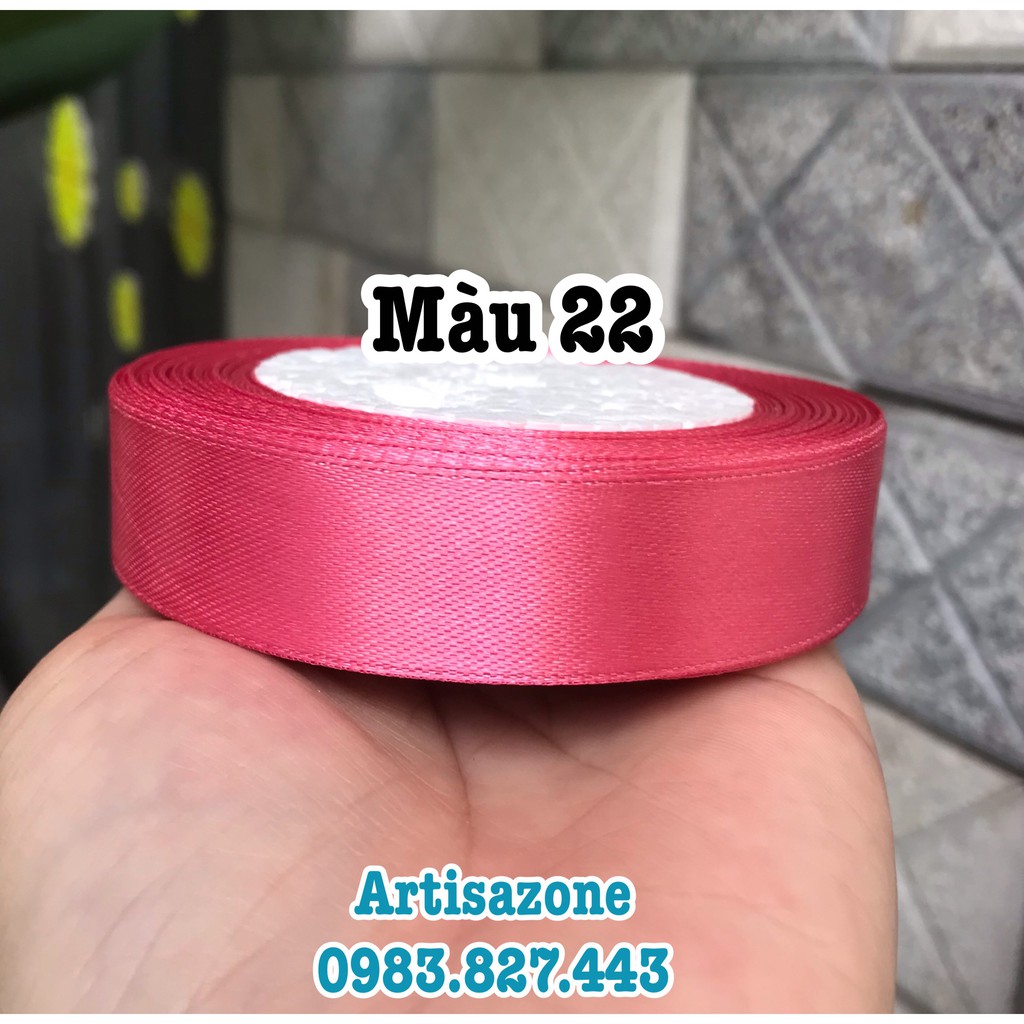 Ruy băng lụa bản rộng 2cm (cuộn dài 20 mét)