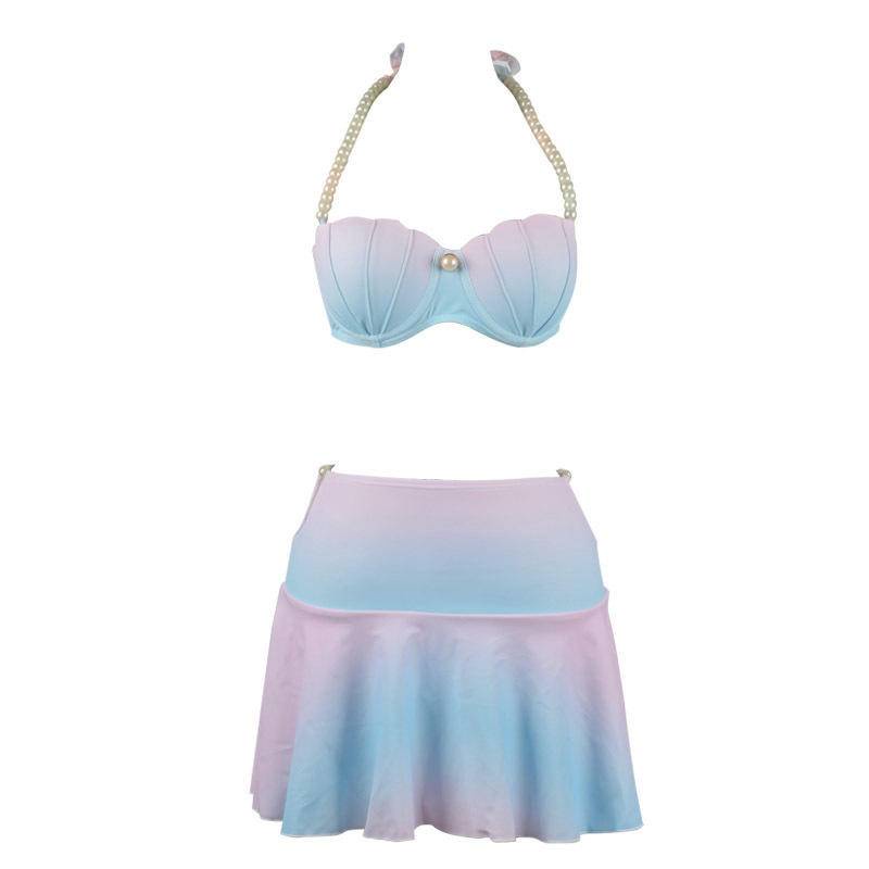 Bộ bikini Hai Mảnh Màu Gradient Phong Cách Âu Mỹ Thời Trang Cho Nữ