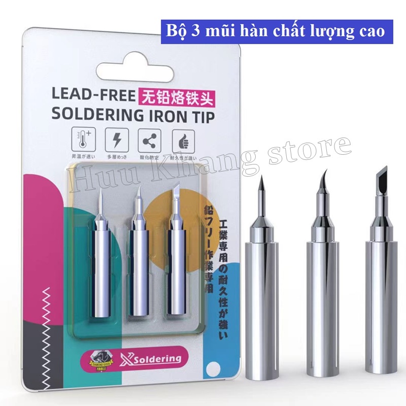 Bộ 3 mũi hàn chất lượng cao