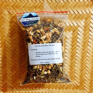100g Trà Sơn Mật Hồng Sâm Tây Bắc