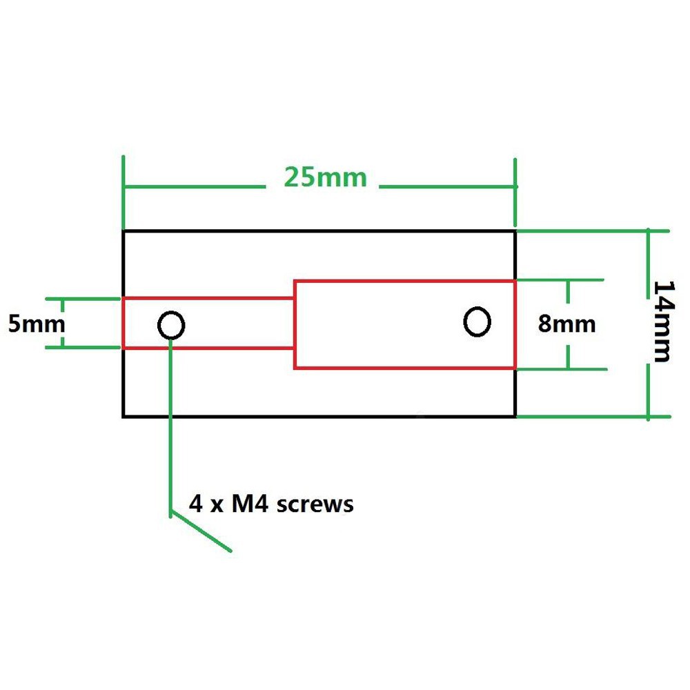 Đầu nối - Khớp nối trục động cơ 5mm - 8mm / 5mm - 8mm (1 cái)