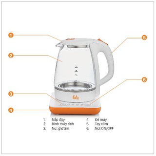 Máy đun và hâm nước pha sữa siêu tốc Fatzbaby Fb3501sl