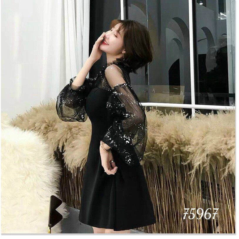 ĐẦM LỤA VOAN TAY LỠ CỰC XINH , DÀNH CHO DỰ TIỆC , HOẶC ĐI CHƠI SIÊU HO HQ FASHION NEW
