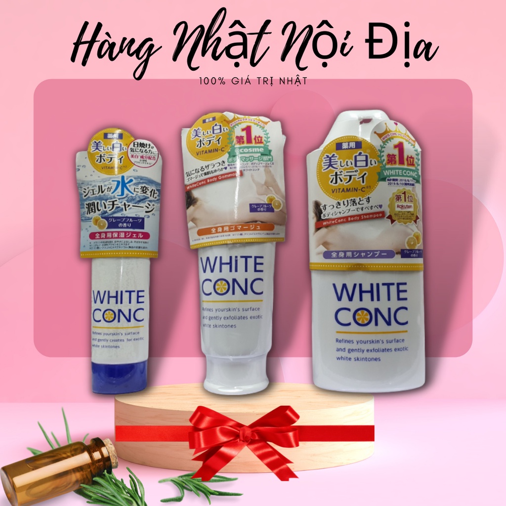 Sữa Tắm WHITE CONC Nhật Bản, Kem Dưỡng Trắng WHITE CONC kireya