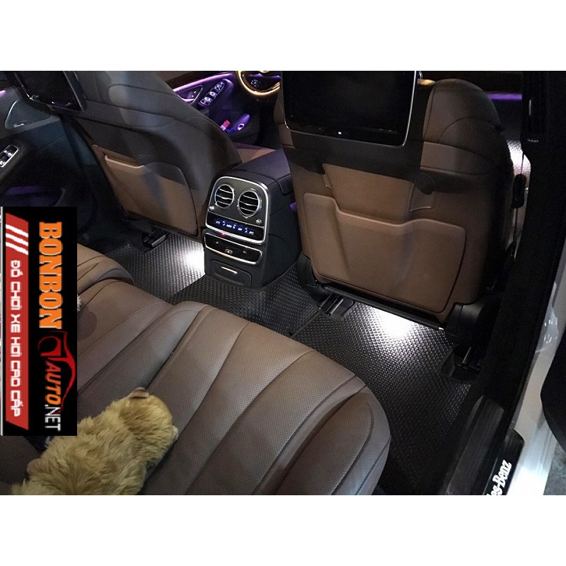 Thảm lót sàn ô tô thái lan BackLiners - Mercedes S Class W222 (Đen)