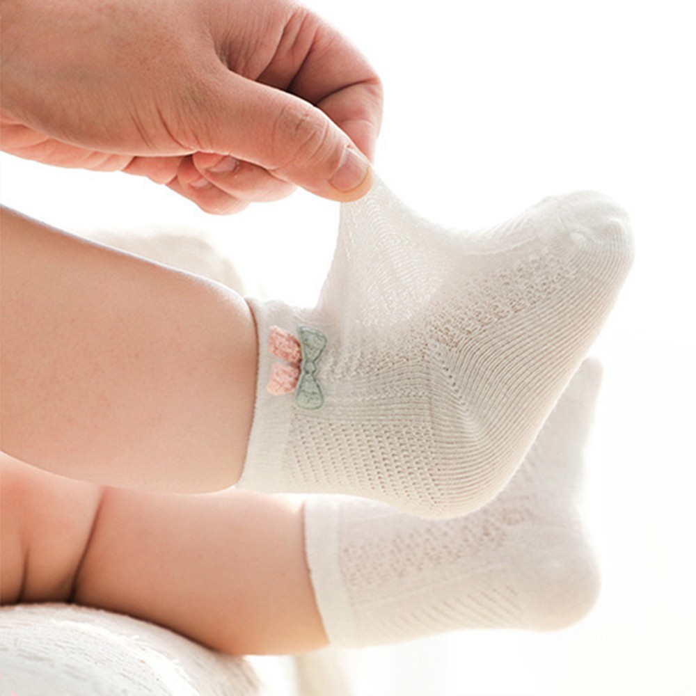 Tất cotton họa tiết chuột mickey cho bé 0-3 tuổi